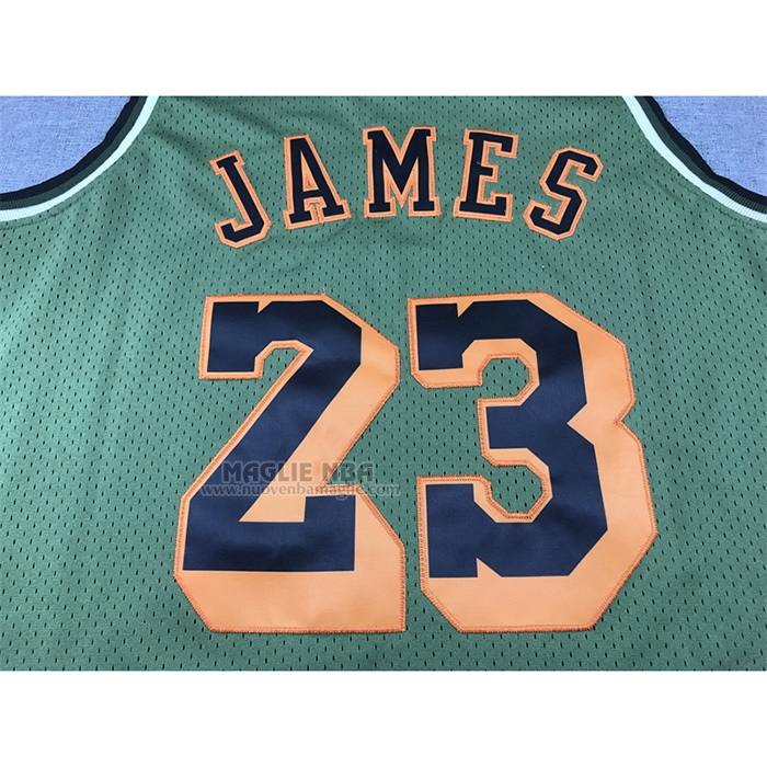 Maglia
 Lebron James NO 23 Los Angeles Lakers Mitchell & Ness 2018-19 Verde
